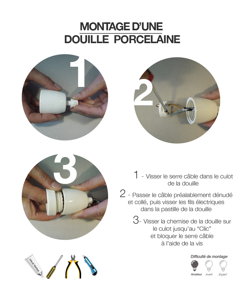 Montage Des Douilles E27 M talliques Et Porcelaine Falbala Luminaires how-to-unlock-an-edison-e27-lamp-holder-by-gravel-hill-lighting-youtube