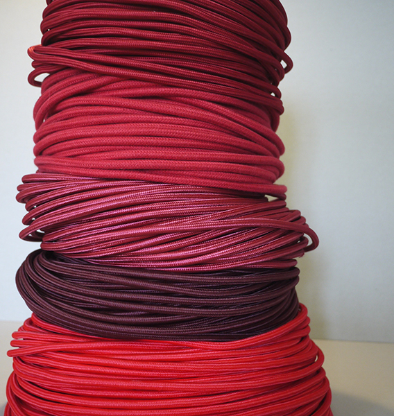 Câbles rouges-Falbala Luminaires