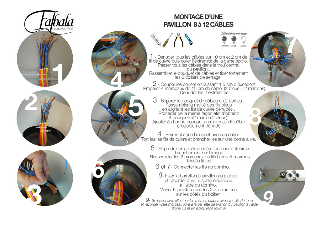 TUTO PAVILLON 8 A 12 CABLES-A4-Falbala Luminaires