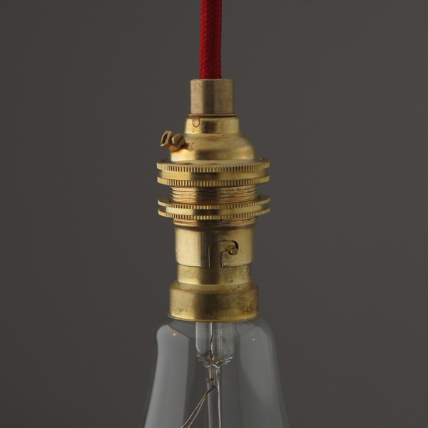 douille laiton B22 en situ- Falbala Luminaires