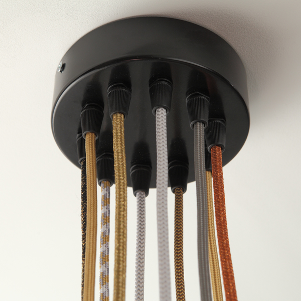 pavillon 10 trous noir en situ-Falbala Luminaires