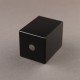 Cache douille carré noir - Falbala Luminaires