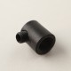 Serre-câble lisse femelle noir - Falbala Luminaires