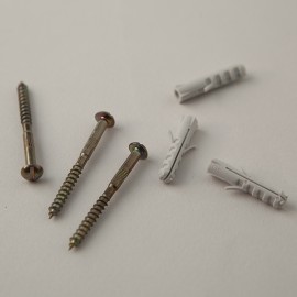 Kit 3 vis longues et chevilles