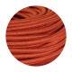 Câble textile Lin Citrouille - Falbala Luminaires