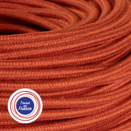 Câble textile Lin Potiron