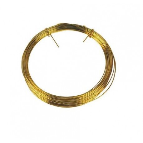 Rouleau fil laiton 0.8 mm -6 m - Falbala Luminaires