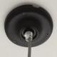 Rosace D105 noire satinée - DFO