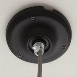 Rosace D105 noire satinée - DFO