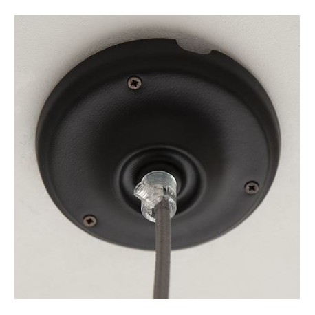 Rosace D105 noire satinée - DFO