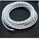 1 Lot unique 6m Câble torsadé 3x0.75² blanc