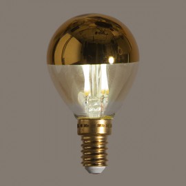 Ampoule sphérique Calotte Or E14 - 4W - 250 Lm