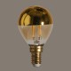 Ampoule sphérique Calotte Or E14 - Falbala Luminaires