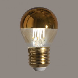 Ampoule sphérique Calotte Or E27 - 4w -250 Lm