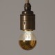 Ampoule sphérique Calotte Or E27 - Falbala Luminaires