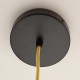 Pavillon plat D120 Noir - Falbala Luminaires