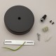 Pavillon plat D120 Noir - Falbala Luminaires