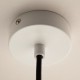 Pavillon plat D80 Blanc - Falbala Luminaires