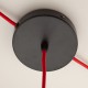 Pavillon D120 - 2TL - 1 TC Noir - Falbala Luminaires