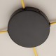 Boîte de jonction D120 - 4 TL Noir - Falbala Luminaires