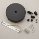 Pavillon D120 - 2TL - 1 TC Noir - Falbala Luminaires