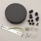 Boîte de jonction D120 - 4 TL Noir - Falbala Luminaires