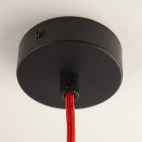 Pavillon plat D80 Noir - Falbala Luminaires