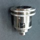 Douille E27 filetée nickel massive - Falbala Luminaires