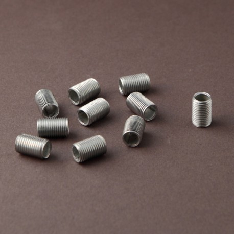 Lot tubulures filetées 10x1 L15mm - Falbala Luminaires