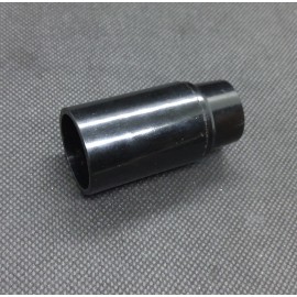 Douille E14 lisse noire