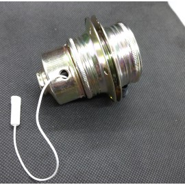 Douille E27 inter à tirette laiton - Falbala Luminaires