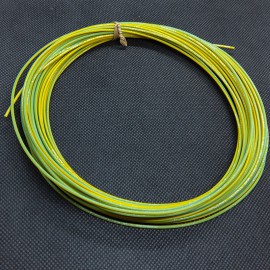 Câble Teflon - 1x 0.75 mm² Jaune Vert - Falbala Luminaires