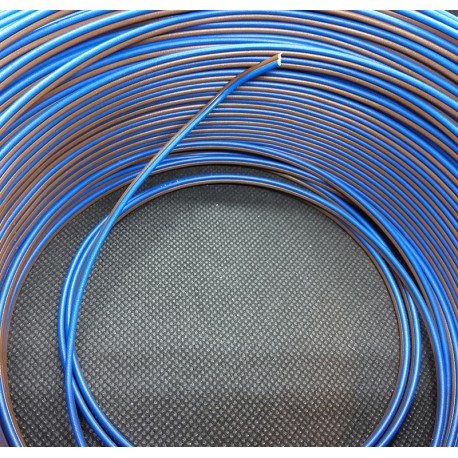 Câble scindex 2x0.35mm² bleu-marron - Falbala Luminaires