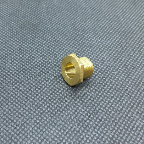 Raccord à méplat passe fil laiton - Falbala Luminaires