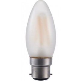 Flamme B22-4W-Satinée - Falbala Luminaires