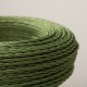 Câble textile torsadé 3x0.75mm² Cyprès clair - Falbala Luminaires