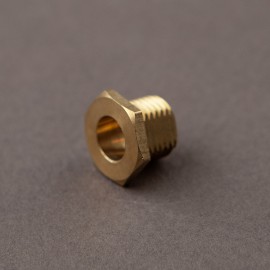 Raccord à méplat passe fil laiton - Falbala Luminaires