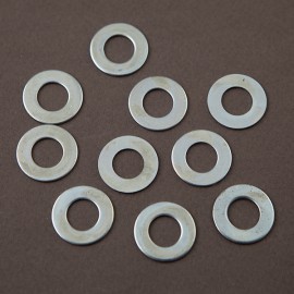 Rondelle plate acier zn M10x20x1 - Falbala Luminaires