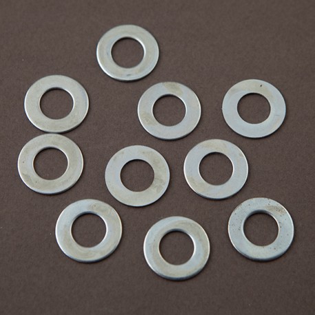 Rondelle plate acier zn M10x20x1 - Falbala Luminaires