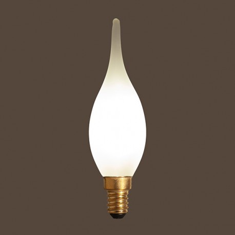 Flamme Grand Siècle led satinée - 4W - Falbala Luminaires