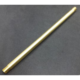 Tube à bouts filetés 10x1 - L200mm - Laiton - Falbala Luminaires