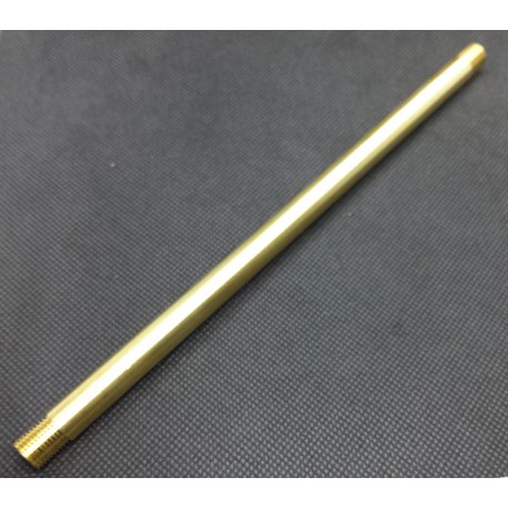 Tube à bouts filetés 10x1 - L200mm - Laiton - Falbala Luminaires