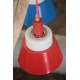 Câble textile rouge 2x0.75mm² - Falbala Luminaires