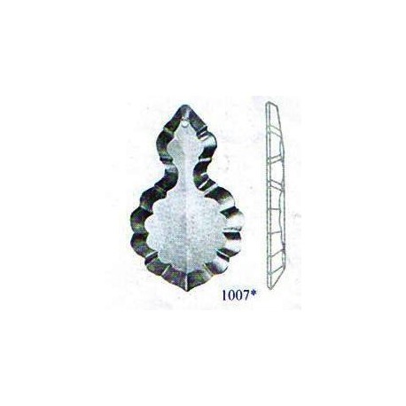 Plaquette cristal 1007 - Falbala Luminaires