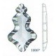 Plaquette cristal 1006 - Falbala Luminaires