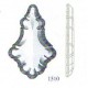 Plaquette cristal 1510 - Falbala Luminaires
