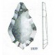 Plaquette cristal 1009 - Falbala Luminaires