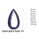 Poire 513 pour lustre - Falbala Luminaires