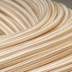 Câble textile ivore 2x0.75mm² - Falbala Luminaires