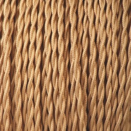 Câble torsadé 2x0.35mm² vieil or